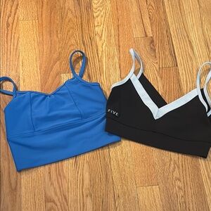Blue and Black Women's Five dance tops